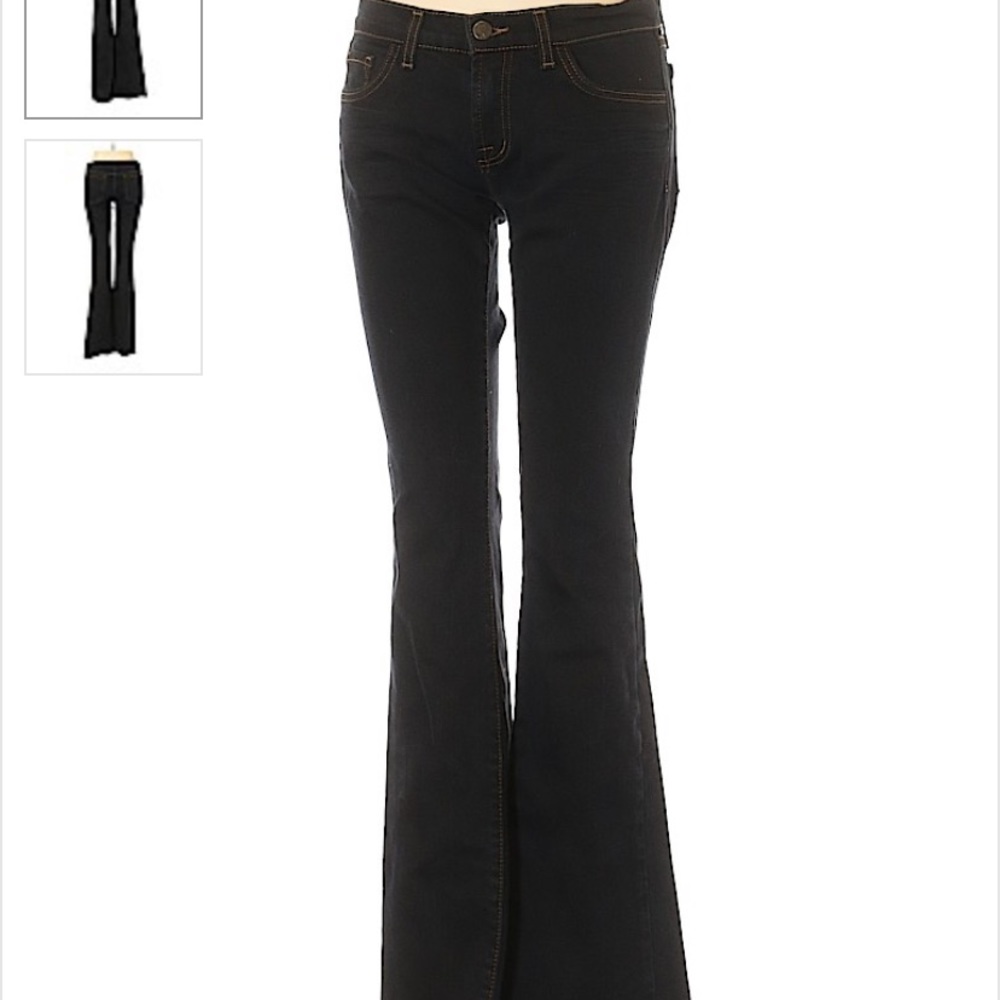 JBRAND flared leg black jeans- rare find! Size 28